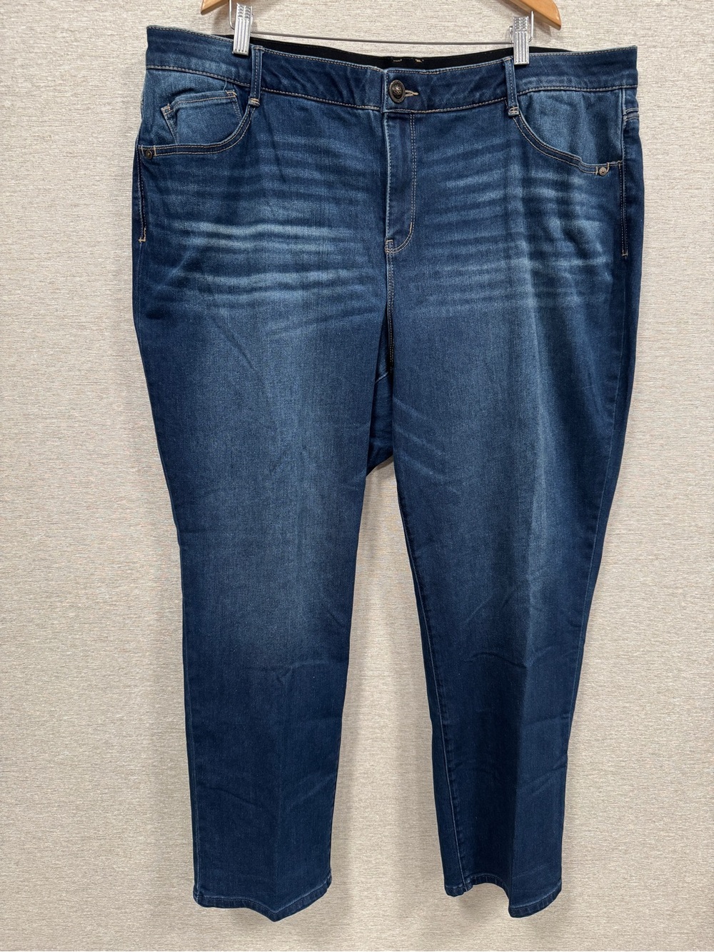 Democracy Dark Indigo Straight Leg Jeans